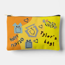Hanukkah Dreidel Time Game Suppory Pouch