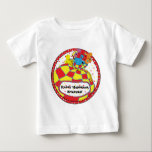 Hanukkah Dreidels Baby T-shirt<br><div class="desc">Hanukkah Dreidel T-Shirt. Design kan överföras till andra Zazzle-favoriter. Anpassa genom att ta bort ett meddelande och lägga till ett eget med ditt favoritteckensnitt stil, storlek och färg. Lycklig Chanukah/Hanukkah! Stil: Baby Bra Jersey T-Shirt Din jakt på den sista grundläggande T-tröjan är officiellt över. Den här bomullsgarantin är mjuk nog...</div>