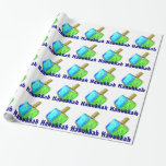 Hanukkah Dreidels Presentpapper<br><div class="desc">Detta är ett underbart slående in papper för Hanukkah!</div>