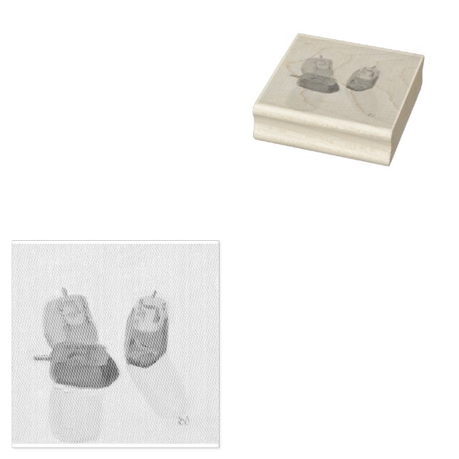 Hanukkah Dreidels Stämpel (Stämplad)