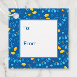 Hanukkah Dreidels till från Gåvor Etiketter