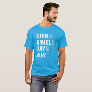 Hanukkah Driedel Shin Gimel hönunna Tee Shirt