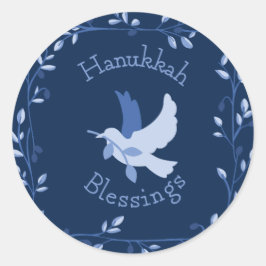 Hanukkah Duvsegel Klistermärken