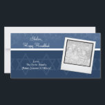 Hanukkah Elegance Photo Cards Julkort<br><div class="desc">Skicka Hanukkah önskemål till familj och vänner med det här Menorah-fotokortet. Enkel att anpassa med eget foto,  namn osv. och levereras med ett kuvert.</div>