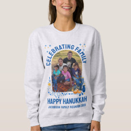 HANUKKAH FAMILY REUNION Anpassade Photo T Shirt