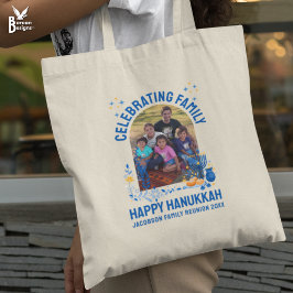 HANUKKAH FAMILY REUNION Anpassade Photo Tygkasse