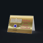 Hanukkah Festival Light candles tealight Jewish Helgkort<br><div class="desc">**Matchning av mugg i min butik** Många fler utformningar i min butik. Kontakta mig för att få en anpassad design gjord åt dig! http://www.zazzle.com/goldenjackal</div>