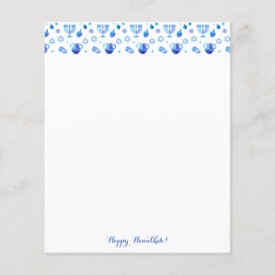 Hanukkah Festival Party Blue Ornamet plant pappert