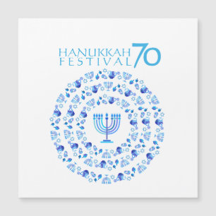 Hanukkah-festivalen 70:e magnetkortet