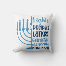 Hanukkah Festive Design Decor Kudde