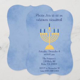 Hanukkah-festlighetsfest Inbjudningar