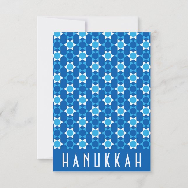 Hanukkah Firande Inbjudan (Framsida)