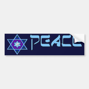 Hanukkah fredkonst bildekal