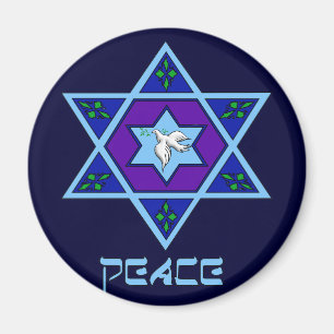 Hanukkah fredkonst magnet