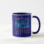 HANUKKAH Fruit of the Spirit Mugg<br><div class="desc">Snyggt HANUKKAH Fruit of the Spirit-kaffet mugg, särskilt designad med Hanukkahs menorah och den niofaldiga gåvan av den kristna religionens anda: kärlek, glädje, fred, långvarigt lidande, vänlighet, godhet, trohet, självkontroll. Vid det lämnat hörnet i grund är en enkel David-stjärna. Utformningen upprepas fram och tillbaka, och i mitten kan du anpassa...</div>