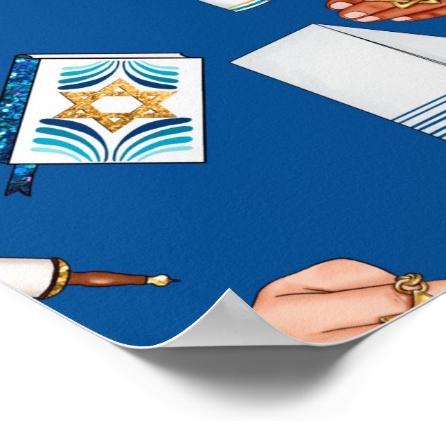 Hanukkah Fun Poster (Hörn)