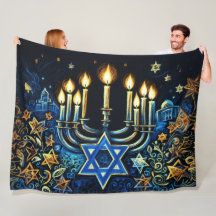 Hanukkah Gift Menorah Pastel Teckning