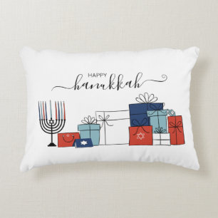 Hanukkah Gifts & Menorah Helgdag Accent Pillow Prydnadskudde