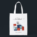 Hanukkah Gifts & Menorah Helgdag Reusable Tote Bag Återanvändbar Påse<br><div class="desc">Anpassa anpassningsbarna ovan. Du hittar ytterligare samordningsposter i vår "Hanukkah Gifts and a Menorah"-samling.</div>