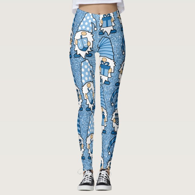 Hanukkah Gnomes Trio Leggings (Framsida)