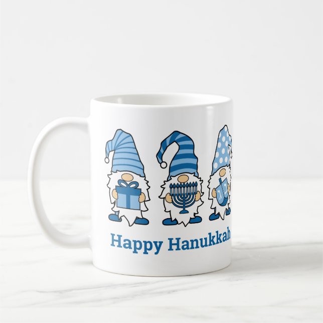 Hanukkah Gnomes Trio Mugg (Vänster)