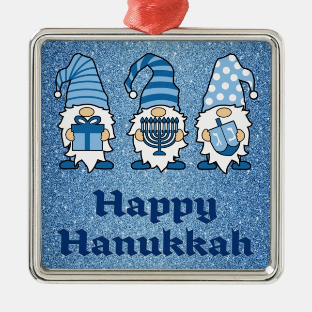 Hanukkah Gnomes Trio Ornament (Framsidan)