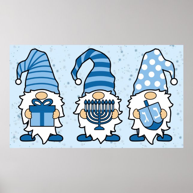 Hanukkah Gnomes Trio Poster (Framsidan)