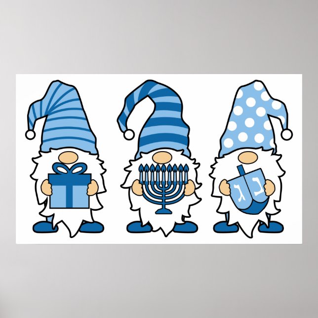 Hanukkah Gnomes Trio Poster (Framsidan)