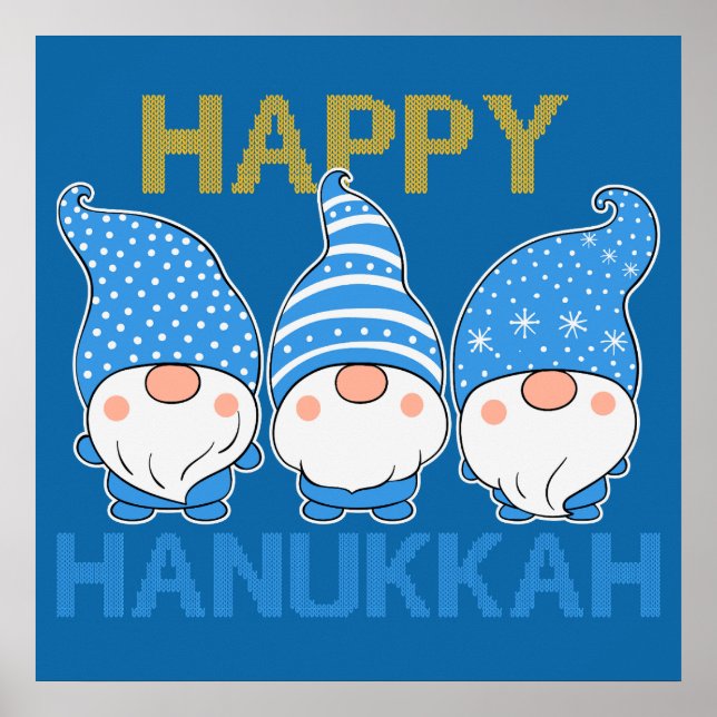 Hanukkah Gnomes Trio Poster (Framsidan)