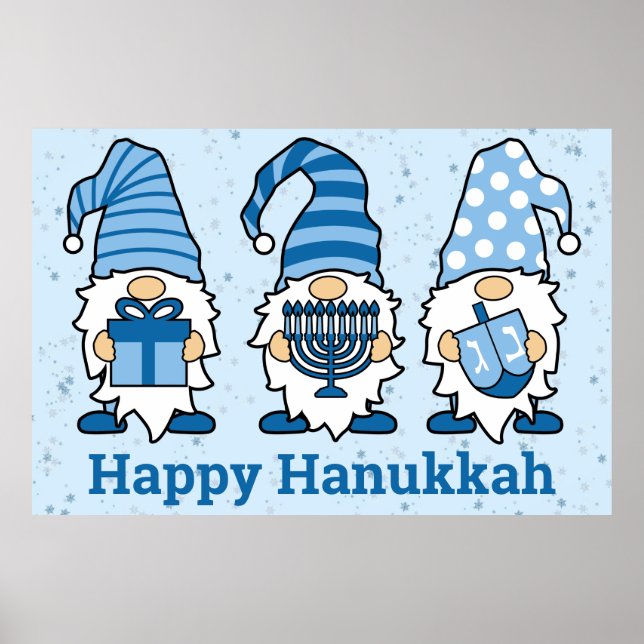 Hanukkah Gnomes Trio Poster (Framsidan)