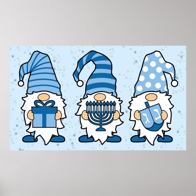 Hanukkah Gnomes Trio Poster (Framsidan)