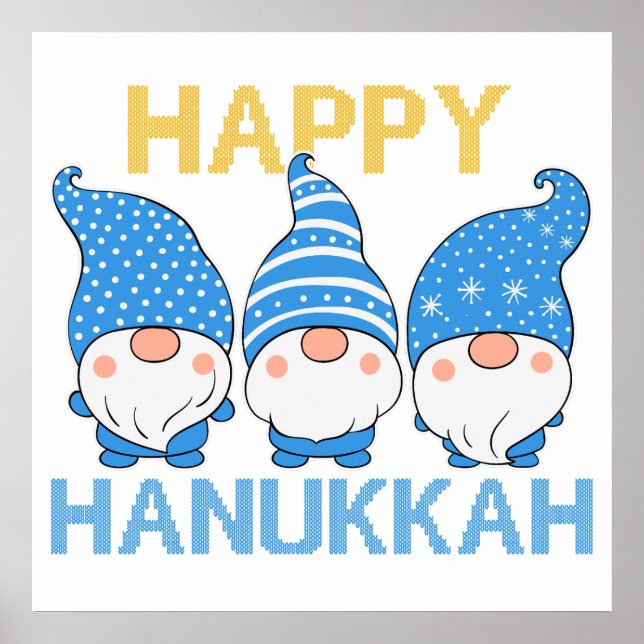 Hanukkah Gnomes Trio Poster (Framsidan)
