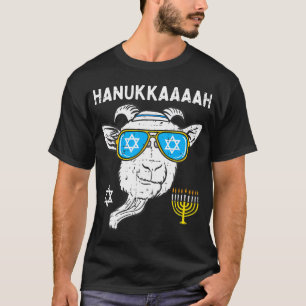 Hanukkah Goat Chanukah Jewish Farm Farmer T Shirt