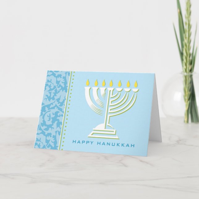 HANUKKAH GREETING CARD HELGKORT (Framsida)