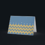 Hanukkah Greeting Card/Kuvert "Hanukkah Chevron" Helgkort<br><div class="desc">Hanukkah Greeting Card innehåller ett vitt kuvert. Retro "Hanukkah Chevron Candles" anpassar sig genom att stryka, skriva på insidan av kortet och ersätta med ditt eget ord. Välj ditt favoritteckensnitt stil, färg och storlekt. Tack för att du stannade och shoppade förbi. Mycket uppskattat!!!! Lycklig Hanukkah/Chanukah! Storlek: Normal (5 tum x...</div>