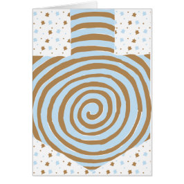 Hanukkah Greeting Card Personalize Option Hälsningskort