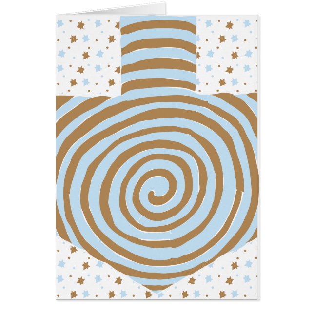 Hanukkah Greeting Card Personalize Option Hälsningskort (Framsidan)