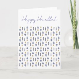 Hanukkah Greeting Card Tack Kort