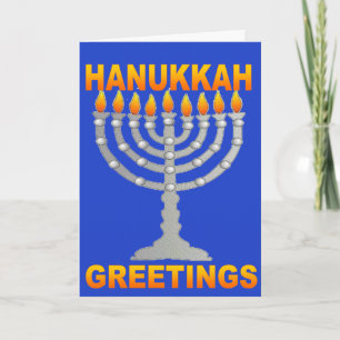 HANUKKAH HÄLSNINGkort Helgkort