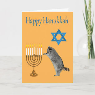 Hanukkah hälsningkort helgkort
