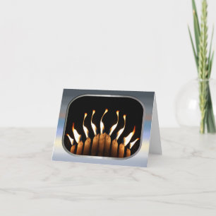 Hanukkah-hälsningskort Helgkort