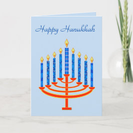 Hanukkah-hälsningskort Helgkort