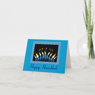 Hanukkah-hälsningskort Helgkort