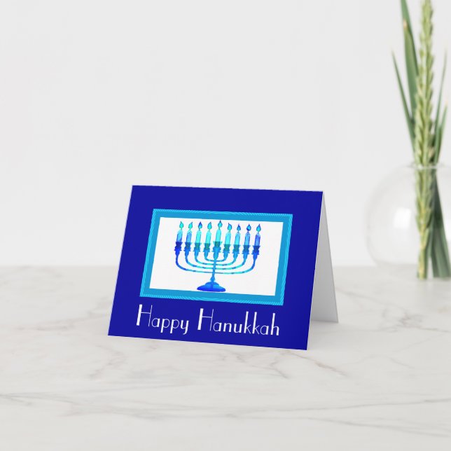 Hanukkah-hälsningskort Helgkort (Framsida)