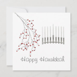 Hanukkah-hälsningskort Julkort