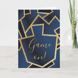 Hanukkah-hälsningskort med kuvert Elegant Dreidels Helgkort