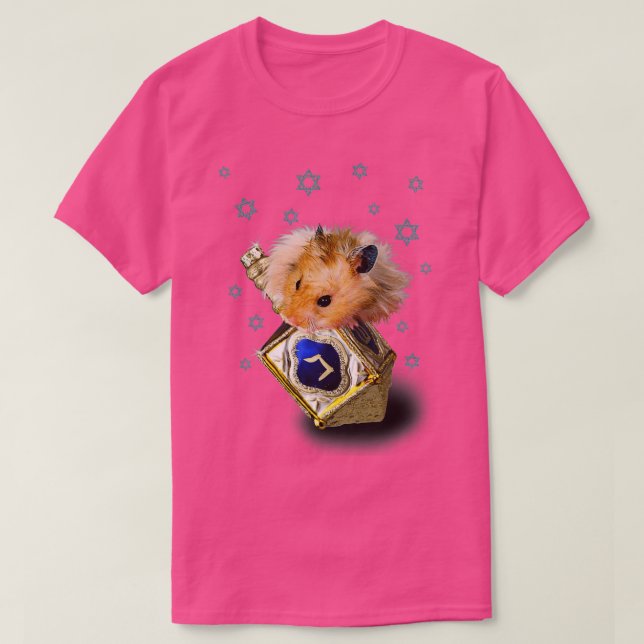 Hanukkah Hamster T Shirt (Design framsida)