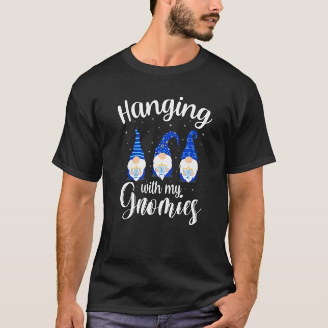 Hanukkah hangar med min Helgdag Chanukah T Shirt (Framsida)