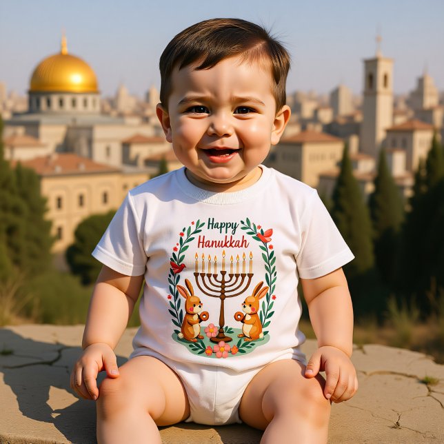 Hanukkah Hanukkah Hoppers T Shirt (Hanukkah Hanukkah Hoppers Baby Bodysuit)
