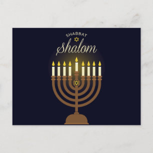 Hanukkah Helg Vykort